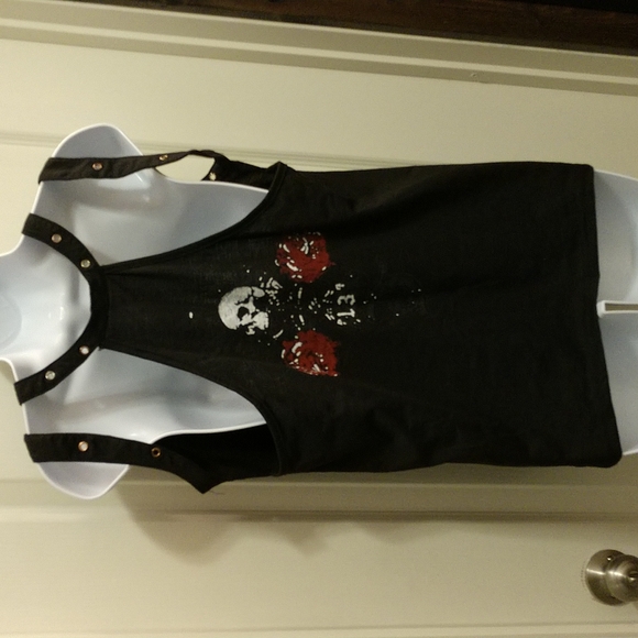 Motorcycle/Goth style shirt - Picture 3 of 3